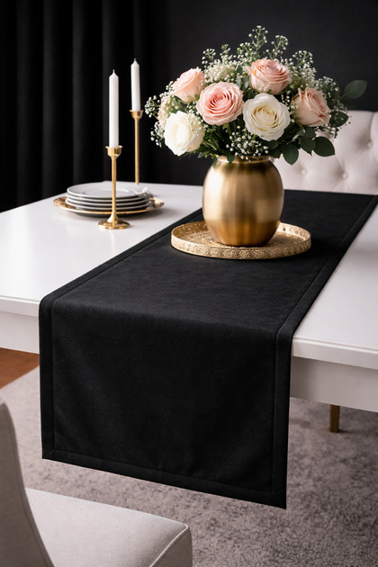 Decorative Island Runner, Minimal Design, Modern Tablecloth Dining Table Console Coffee Table Kitchen