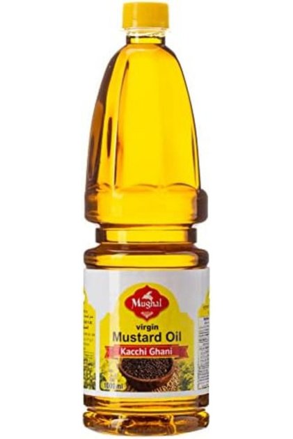 Mughal Mustard Virgin Oil 1000ml,(6x4packs)