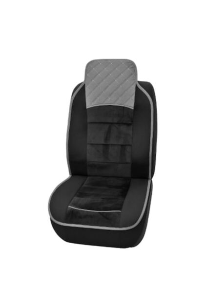 Set of 2 Premium Car Seat Covers OMC, Black + Gray, 120x50cm