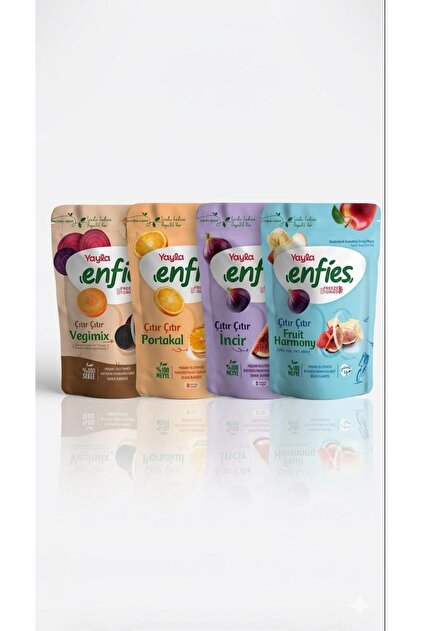 Yayla ENFİES FREZE DRİED KARIŞIK PAKET 4'LÜ SET-(KATKISIZ DOĞAL