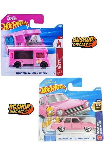 The Simpsons Family Car - Barbie Dream Camper (2li Set)