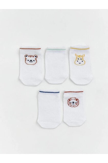 Animal Patterned Baby Boy Booties Socks (S6)