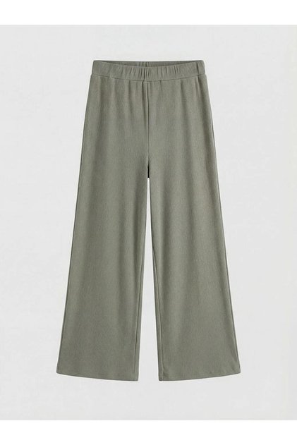 Elastic Waist Striped Women's Trousers (S6)