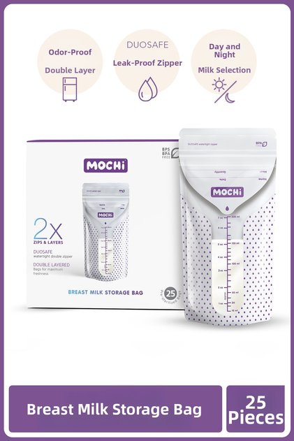 Breast Milk Storage Bag 25 Pieces