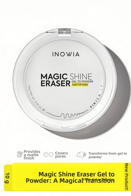 İnowi̇a-Magic Eraser-Gel Powder-Matifying-Shine Gel to Powder