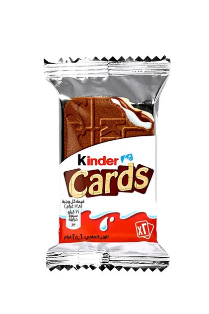 Cards Layered Crispy Wafer Biscuit Chocolate Snack Box