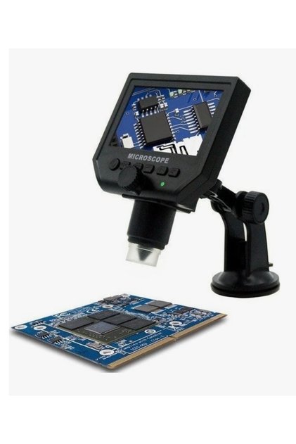 G600 Taşınabilir Lcd Dijital Mikroskop Hd şarjlı 600x