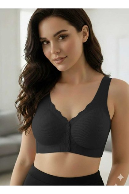 Lazer Kesim Önü Çıtçıtlı Dikişsiz Görünmez Askılı Hayalet Bralet Sütyen