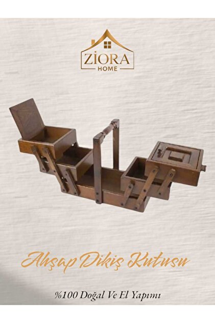 Y.S. OLIVE TREES PARADISE 4/4 ビンテージ【整備品】 ZİORA HOME Büyük Boy Ahşap Dikiş Kutusu 1 Adet - Fiyatı, Yorumları