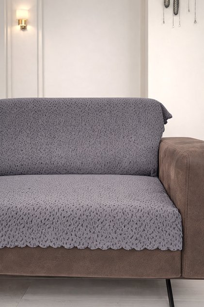 Cheetah Sofa Cover Luxury Felted Bottom Fabric Non-Slip Sofa Cover 175X220 Covers the Seat and Back