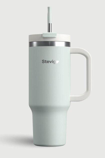 2 Moods Tuck-In Tumbler Leakproof Steel Thermos 900 ml Sprout Green St-240