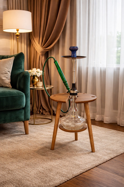 Alya Kahve Nargile Sehpası, Nargile Masası, Nargile Tutacağı