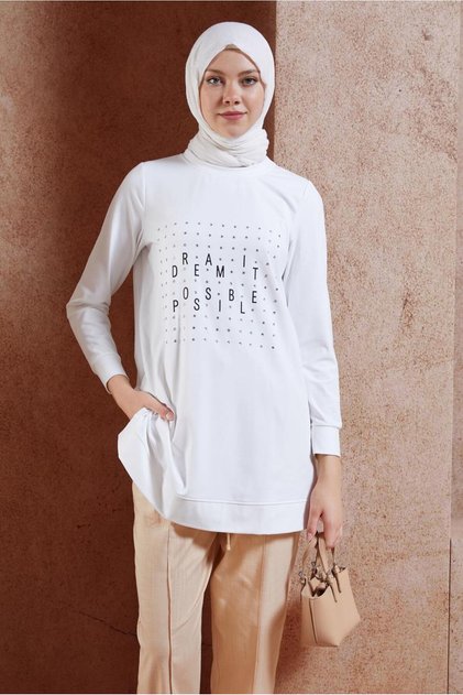 Stone-Detail Tracksuit Tunic 44639