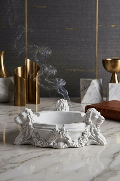 Ashtray White Ash Tray Decorative Ashtray Model 7