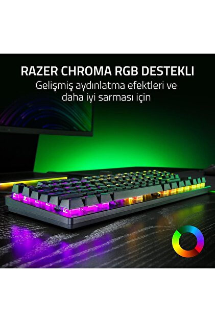 RAZER Huntsman V3X TNKY Türkçe Optik Q Klavye Siyah RZ03-05021800