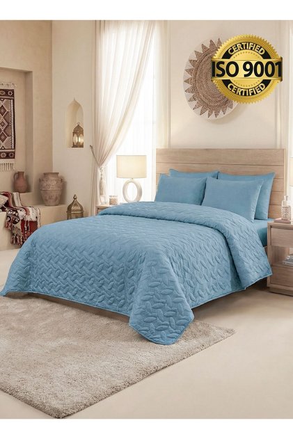 طقم أغطية سرير من الألياف الدقيقة يناسب سريرًا فرديًا مقاس 120 × 200 سم، طقم لحاف مضغوط مقاس فردي مكون من 3 قطع