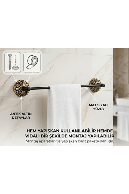 Roma Uzun Havluluk ( Yapışkanlı + Vidalı )