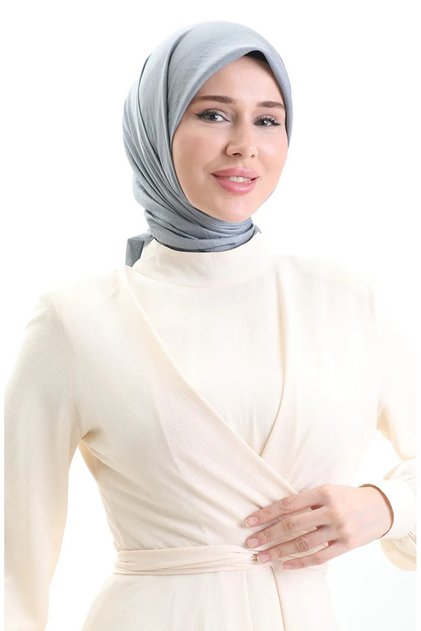 Madame Mary French Voile Scarf 19098-02 Smoked