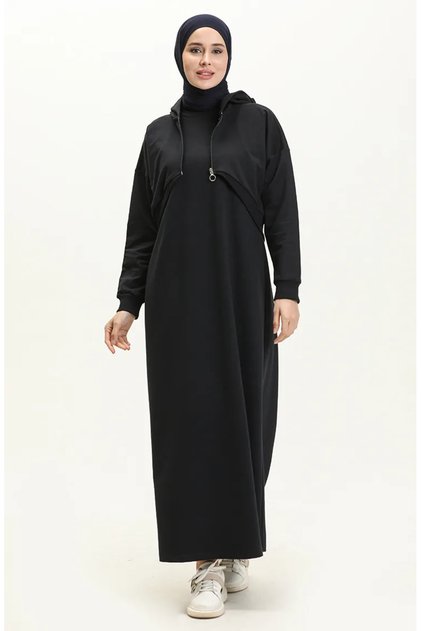 Sports Dress with Pockets 71046-03 Navy Blue