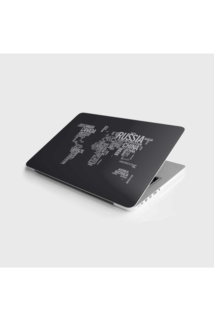 Laptop Sticker Bilgisayar Notebook Pc Kaplama Etiketi Ülkeler