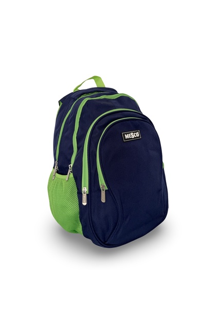 large school bag4 compartmentsDark Blue/Green38 x 25 x 15 cm