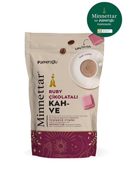 Şekeroğlu Minnettar Ruby Çikolatalı Kahve 165 gr - Fiyatı, Yorumları