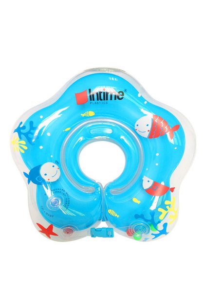 Colac de Gat pentru Bebe Intime, Colac Inot/Baie, 2 Luni-2 Ani, 3-15 kg, Albastru