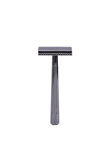 Single Edge Gunmetal Classic Razor Blade, Very Aggressive Traditional Shaving Tool