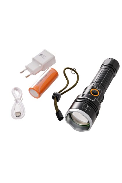 powerdex PD-6696 El Feneri 1000 Lümen Zoomlu Avcı Feneri - Fiyatı