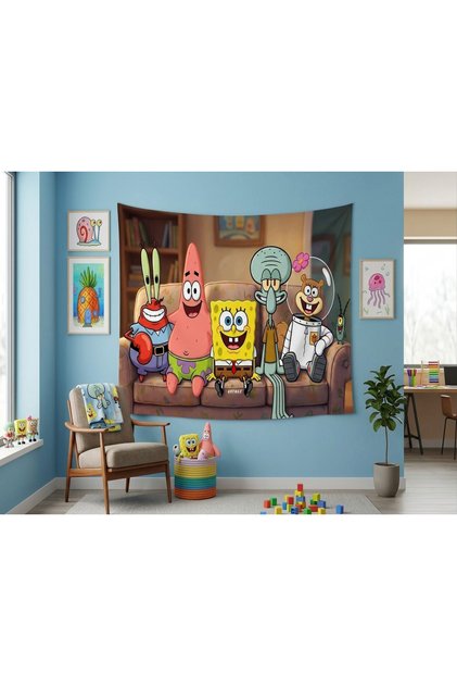 Good Quality Fabric , Vibrant Colors Wall Tapestry Wall Cloth Wall Tapestry