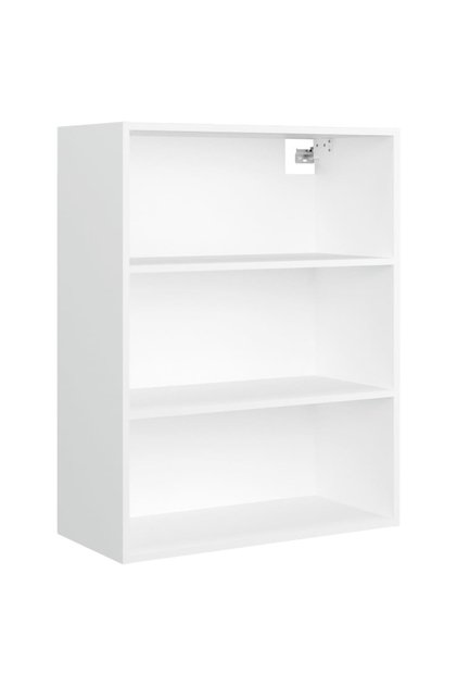 Dulap de perete suspendat, alb, 69,5x32,5x90 cm