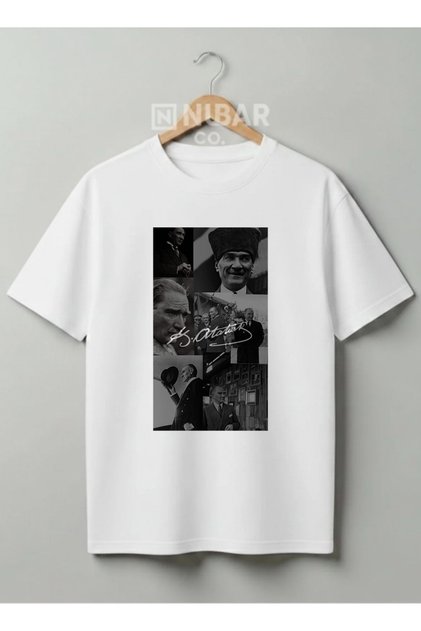 Mustafa Kemal Ataturk Designed Cotton T-Shirt National Holidays Special Series Children & Adult-Unisex