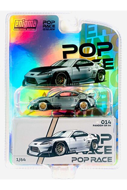 GR86 PANDEM 1/64 ポップレース チェイスカー Pearl White Cyristal GR86 Pandem Race Pop Enigma CHASE 1 race pop 限定仕様 ミニカー