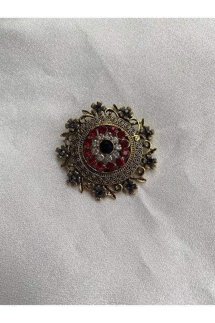 Vintage Osmanlı Saray Tarz Otantik Şık Broş