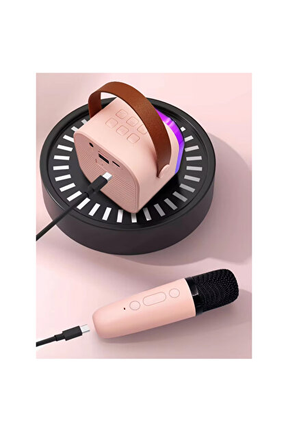 Auris KLN280 RGB Ledli Karaoke Mikrofonlu Kablosuz Bluetooth