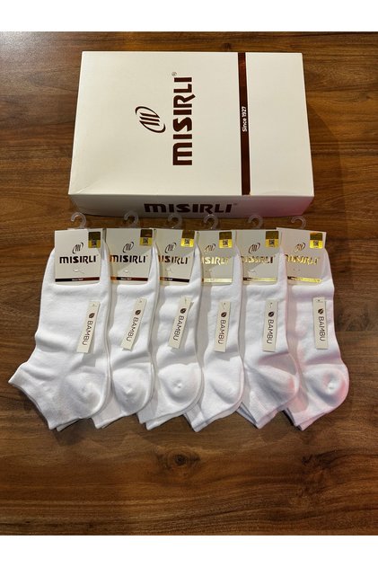 Women's Bamboo Breathable Seamless Comfortable Booties Socks 6-Pack