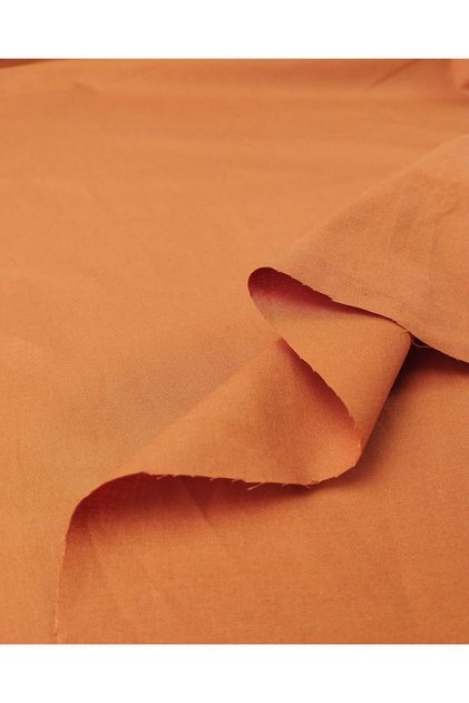 Cinnamon Colored Poplin Fabric Width:140Cm
