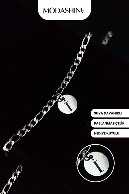 Letter I Bracelet – Stainless Steel Bracelet, Gift for Lover, Spouse, Mother, Father, Friend