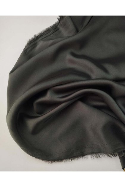Dark Green Color Lining Mat Matte Satin Fabric 145X290Cm