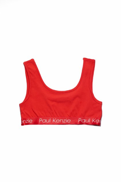 Red Sports Bralet - Marine