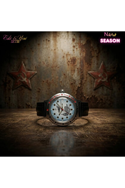 ESKİ YENİ ANTİK Vostok Komandirskie 921261 Otomatik Rus Saat
