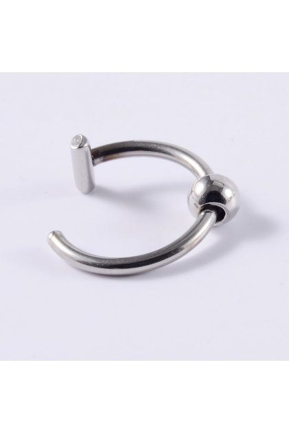 Style 3-8mm 1Piece Lip Ring Black Nose Piercing Body Jewelry For Women Men Fashion Simple Semicircul