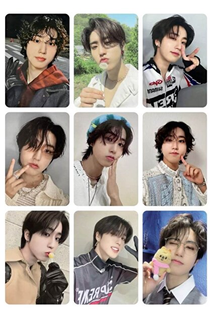 sevimliflower HAN JİSUNG STRAY KİDS 1 ADET FOTOKART PVC KAPLI 9*6