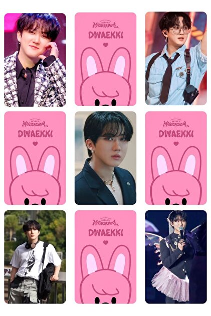 sevimliflower CHANGBİN STRAY KİDS 1 ADET FOTOKART PVC KAPLI 9*6 CM
