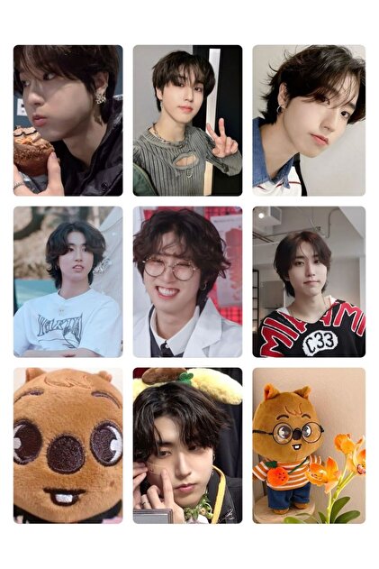 sevimliflower SEUNGMİN STRAY KİDS 1 ADET FOTOKART PVC KAPLI 9*6 CM