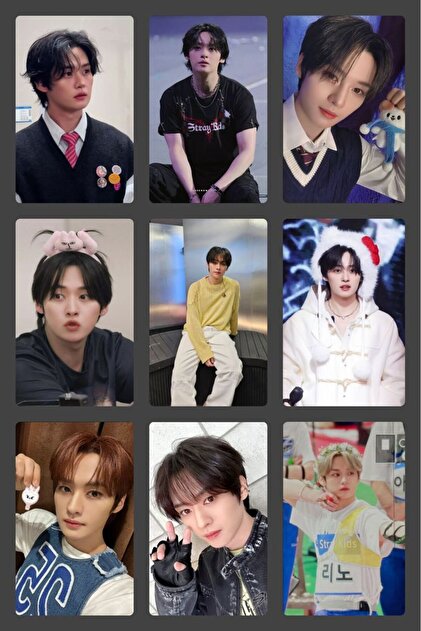 sevimliflower HAN JİSUNG STRAY KİDS 1 ADET FOTOKART PVC KAPLI 9*6