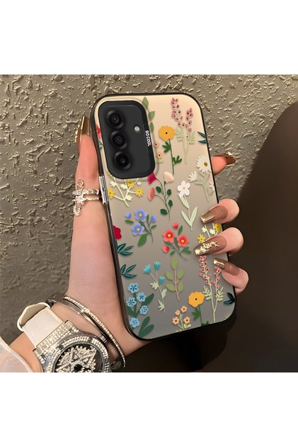 Samsung Galaxy A17 4G/5G Compatible Stylish Floral Anti-Scratch Phone Case