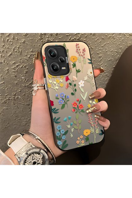 Redmi Note 12 Pro 5g Compatible Stylish Floral Scratch-Resistant Phone Case