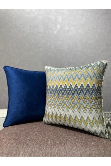 Dokuma Chevron Plus 201 Double Combination Washable Cover 43X43
