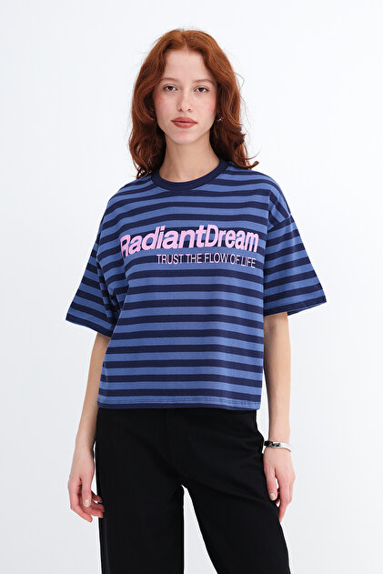 Addax Çizgili T-shirt P10683 - Fiyatı, Yorumları